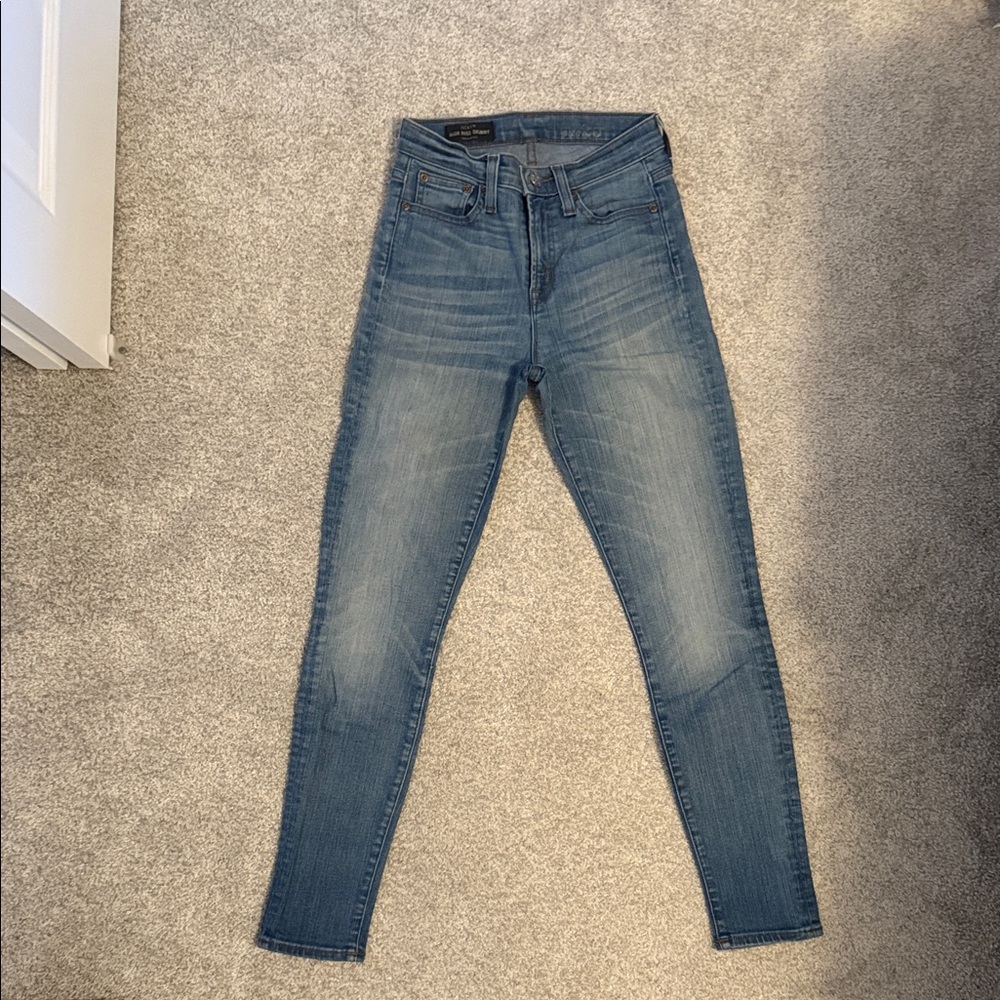 J.crew high-rise skinny jean size 25